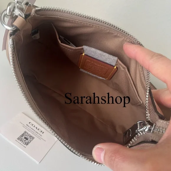 ✅Coach Teri Shoulder Bag In Rainbow Signature Canvas - Picture 11 of 13